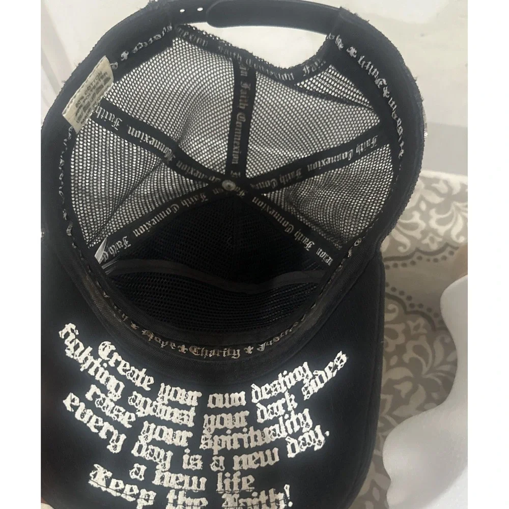 Faith Connexion in clothin Black  Trucker Hat Cap One Size